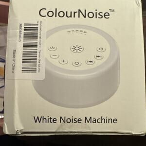 Colour Noise White Noise Machine Night Light Timer Color Button New